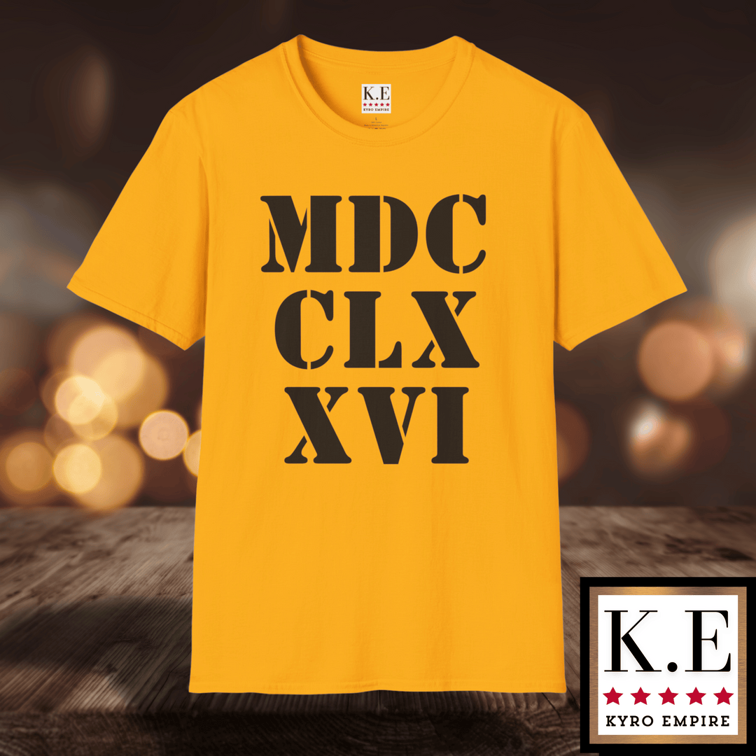 1776 ROMAN NUMERALS T-SHIRT