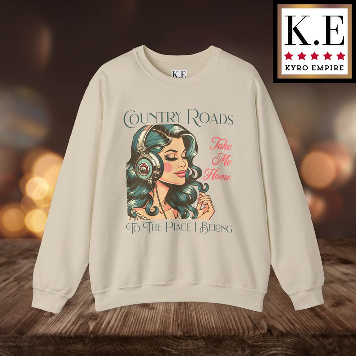 COUNTRY ROADS CREWNECK