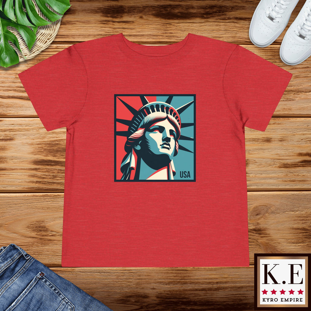 LADY LIBERTY VIBES Toddler Tee