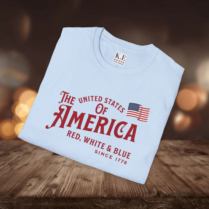 RED WHITE & BLUE T-SHIRT