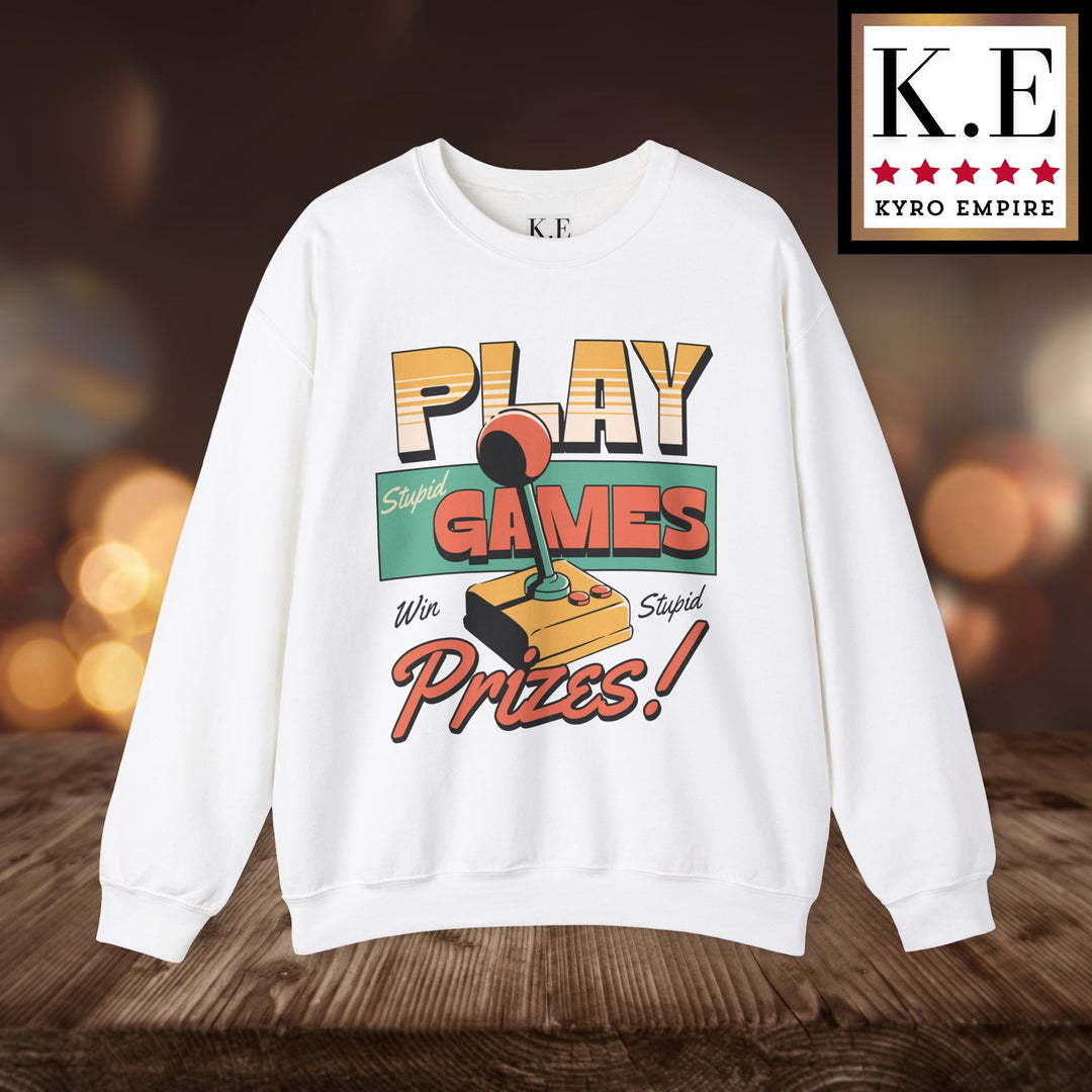 PLAY STUPID GAMES CREWNECK