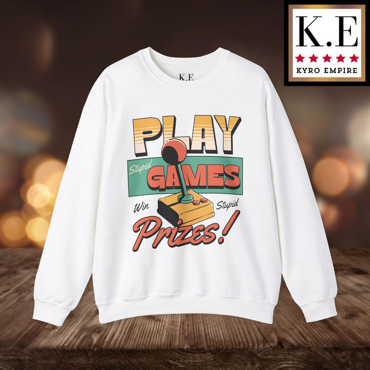 PLAY STUPID GAMES CREWNECK