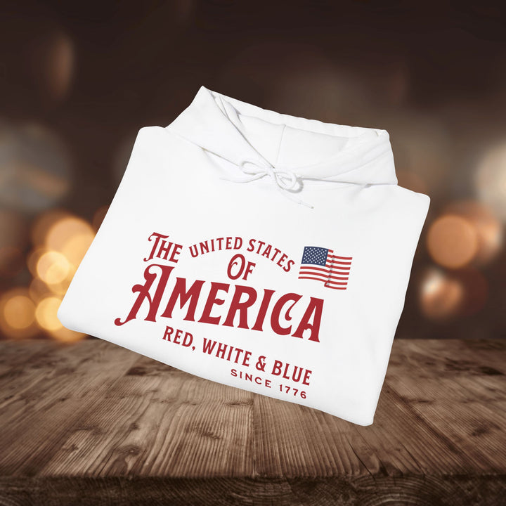 RED WHITE & BLUE HOODIE