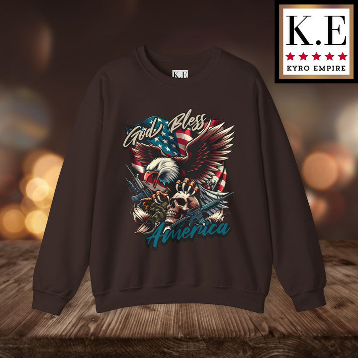 GOD BLESS AMERICA CREWNECK