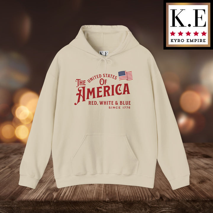 RED WHITE & BLUE HOODIE