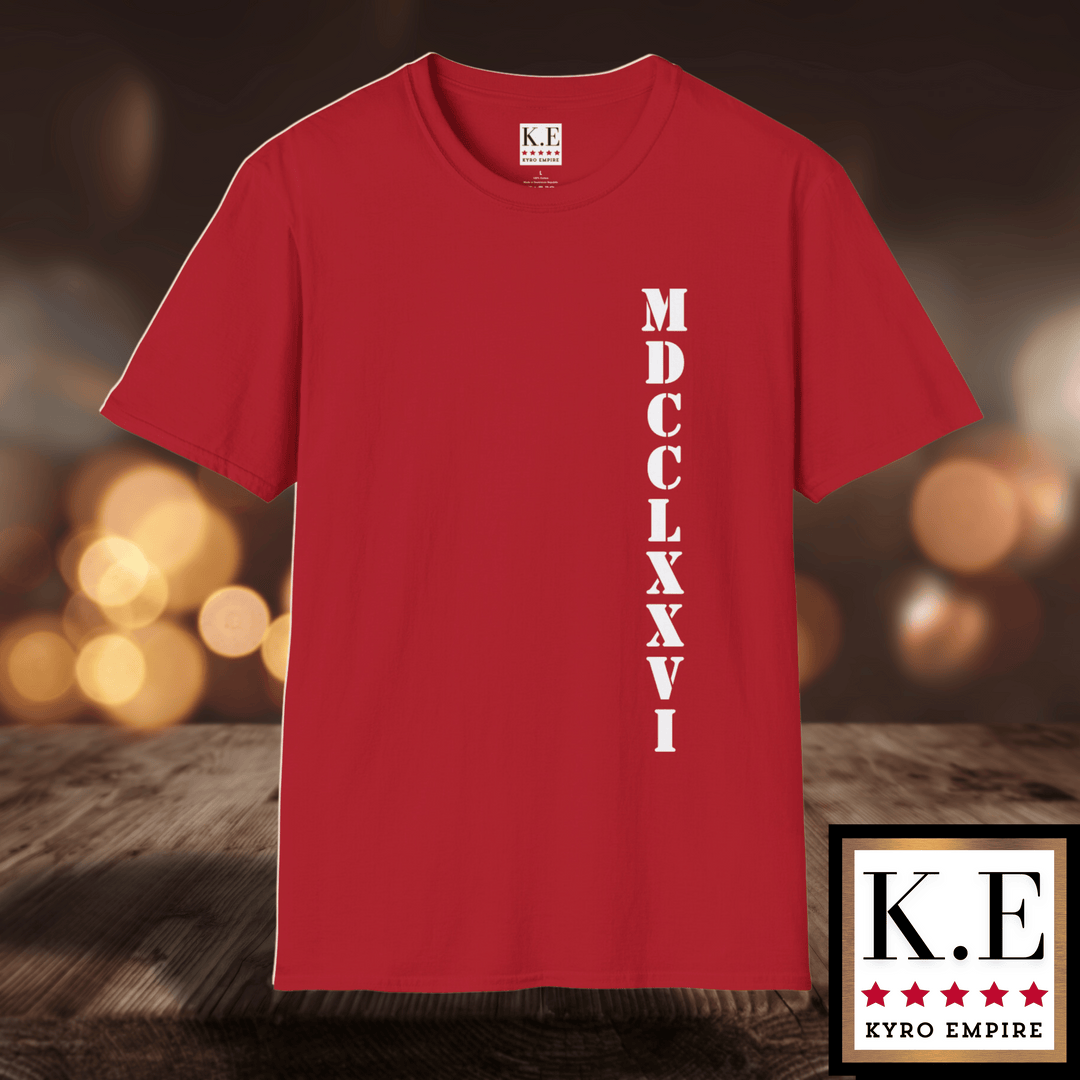 ROMAN NUMERALS 1776 T-SHIRT