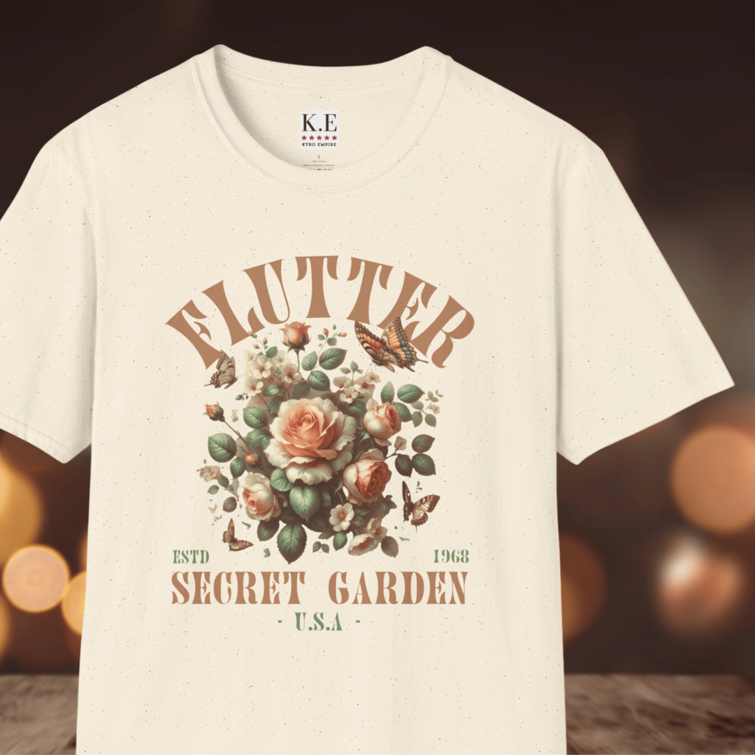 FLUTTER SECRET GARDEN T-SHIRT
