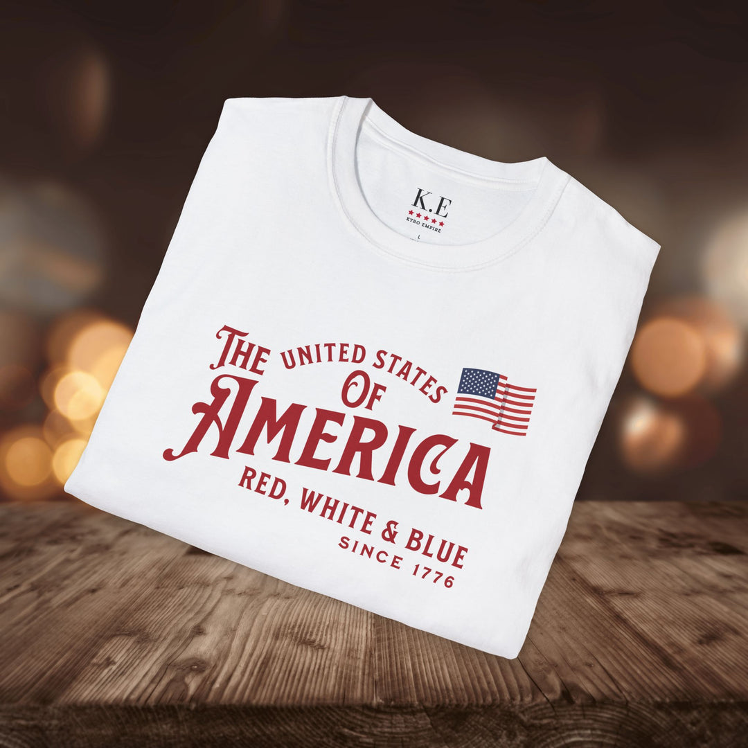 RED WHITE & BLUE T-SHIRT