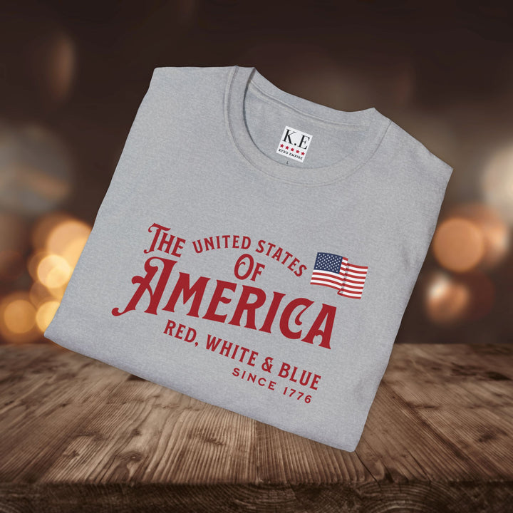 RED WHITE & BLUE T-SHIRT