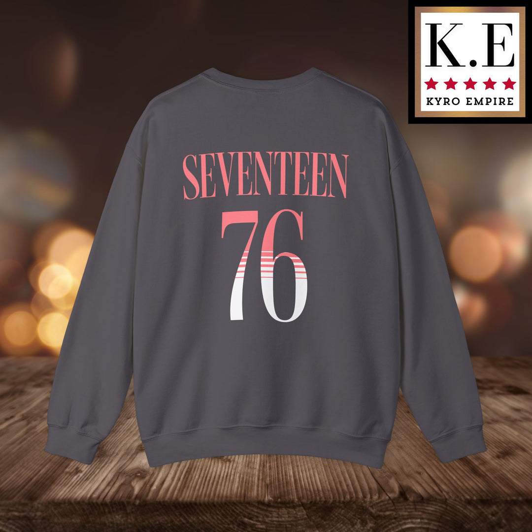 SEVENTEEN 76 JERSEY STYLE CREWNECK