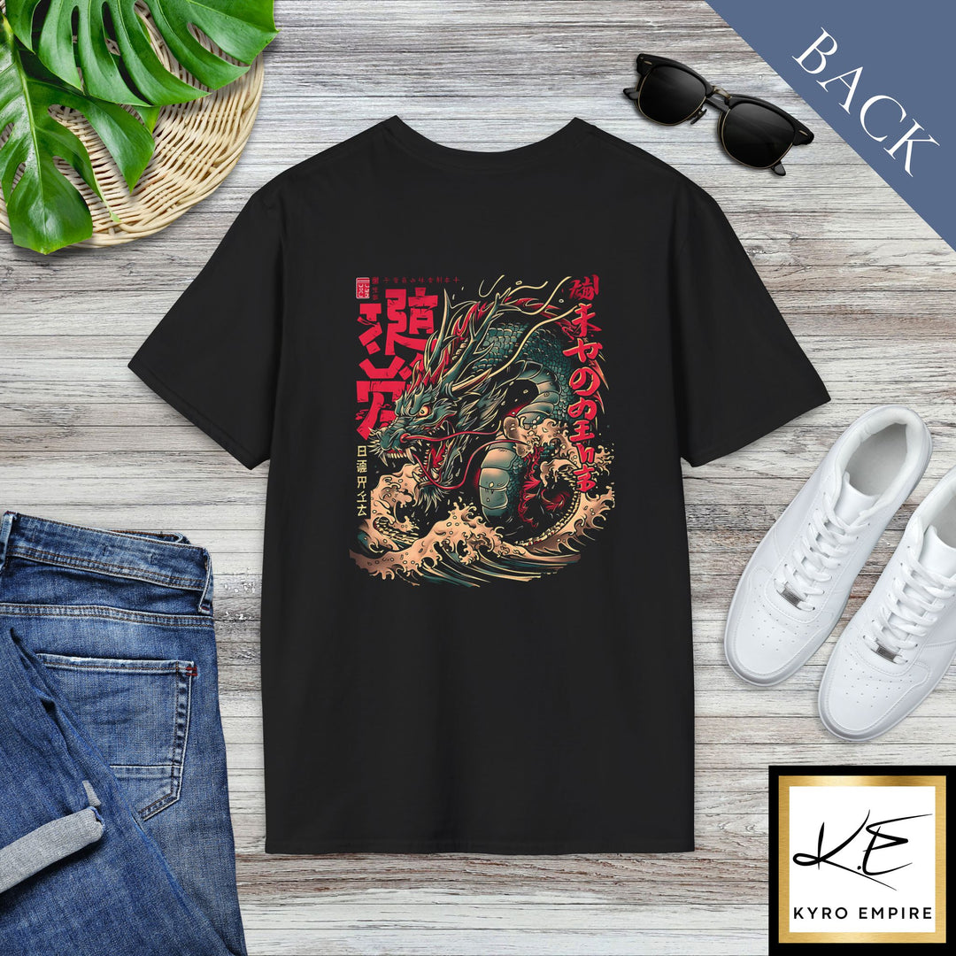 RETRO DRAGON WAVES T-SHIRT