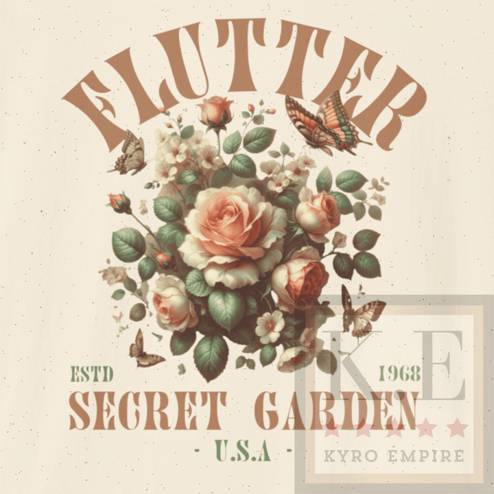 FLUTTER SECRET GARDEN T-SHIRT
