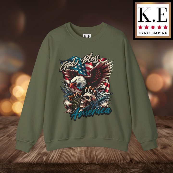 GOD BLESS AMERICA CREWNECK