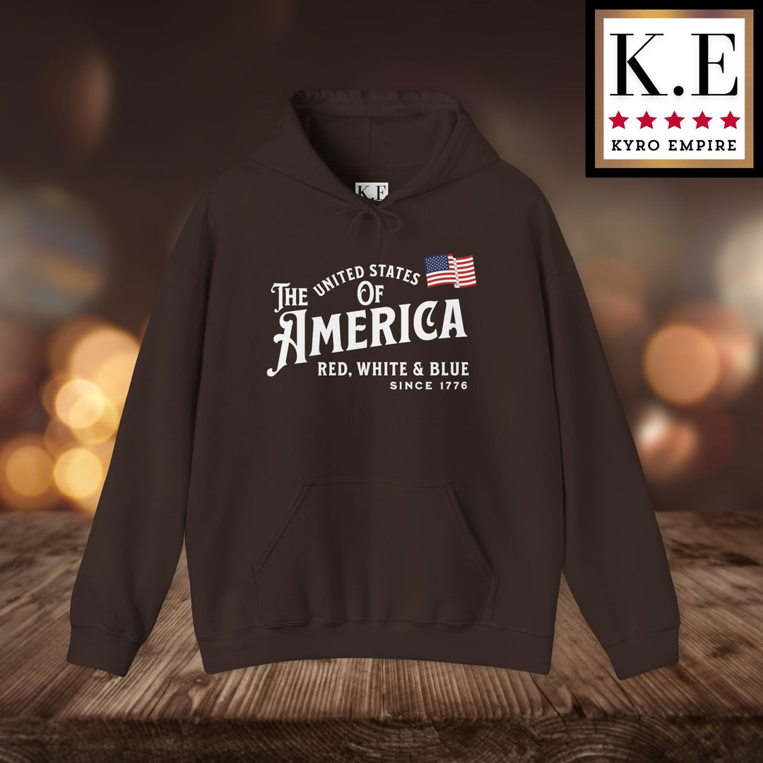 RED WHITE & BLUE HOODIE