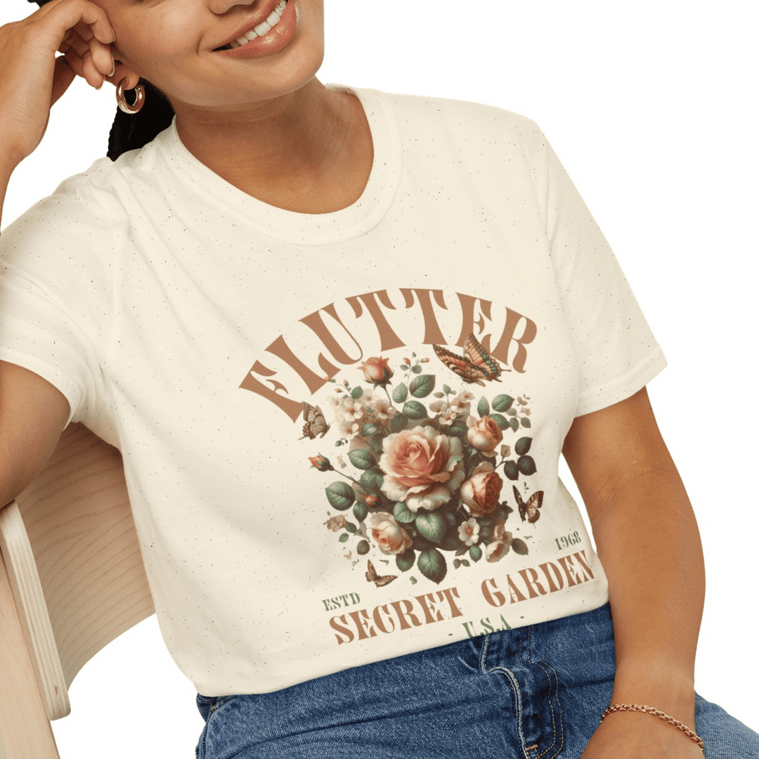 FLUTTER SECRET GARDEN T-SHIRT