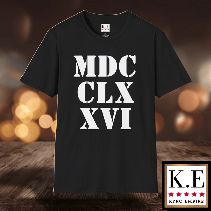 1776 ROMAN NUMERALS T-SHIRT