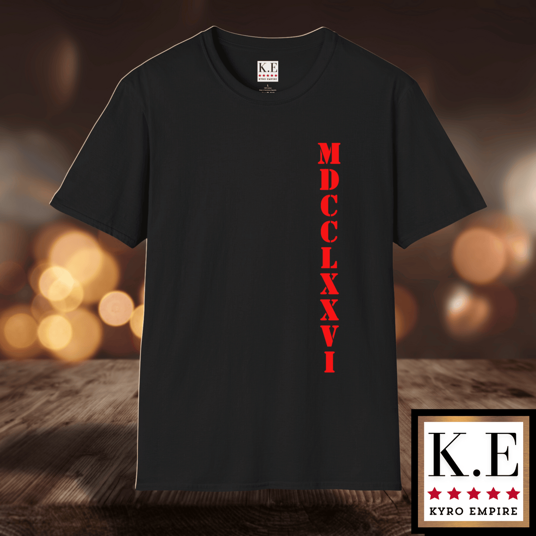 ROMAN NUMERALS 1776 T-SHIRT