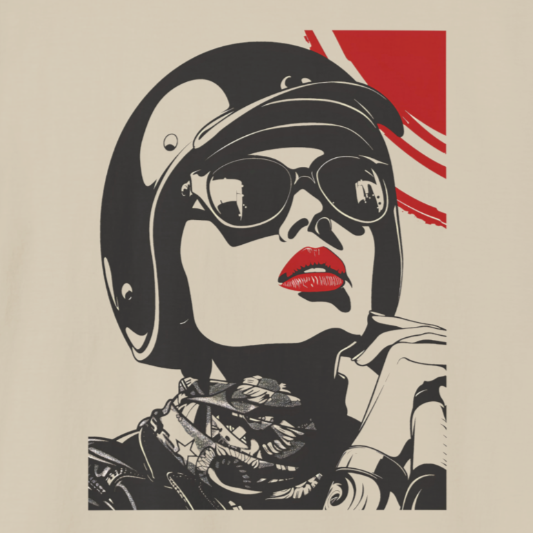 BIKER STYLE T-SHIRT