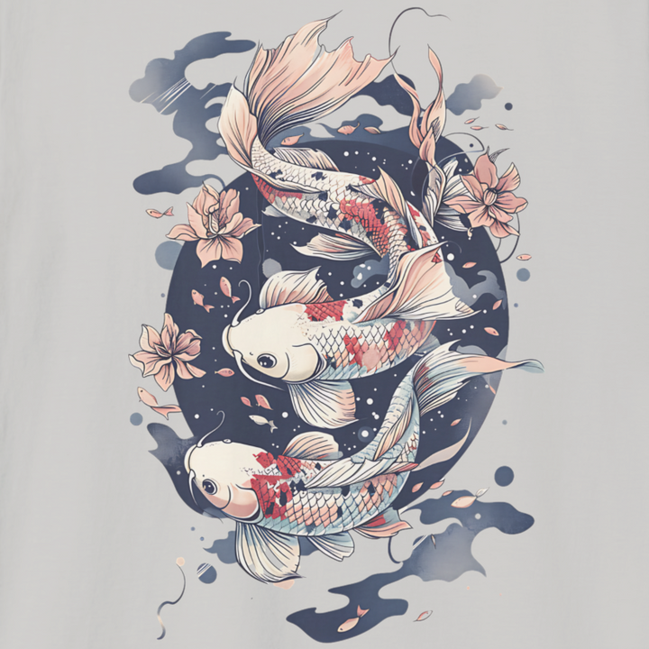 GOLDFISH & FLORAL T-SHIRT