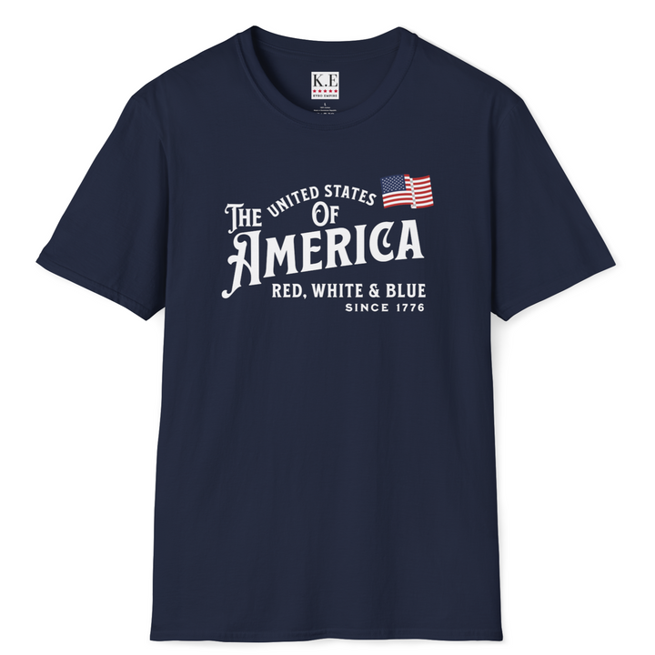 RED WHITE & BLUE T-SHIRT