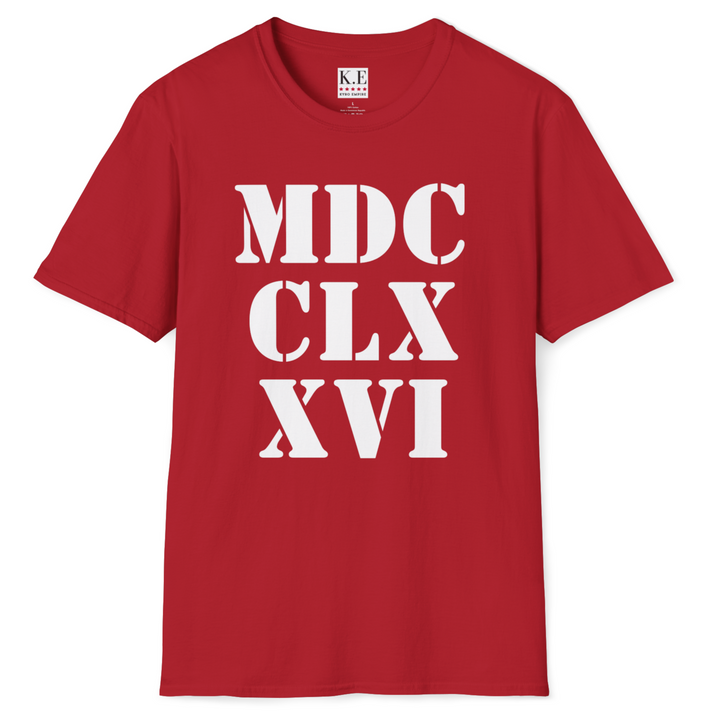 1776 ROMAN NUMERALS T-SHIRT
