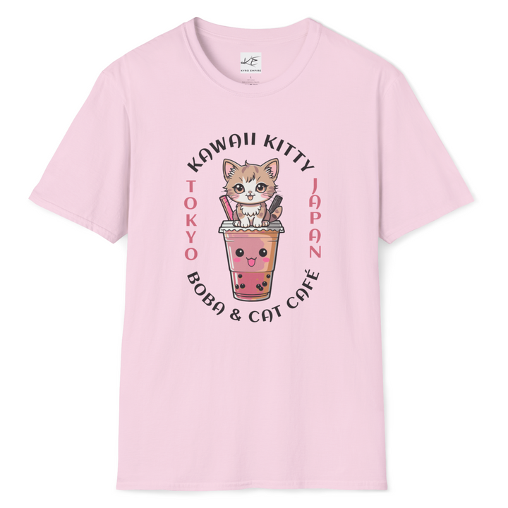 KAWAII KITTY BOBA T-SHIRT