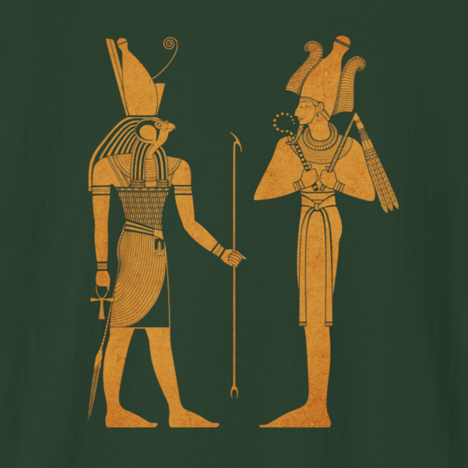 DIVINE DUO - HORUS & OSIRIS T-SHIRT