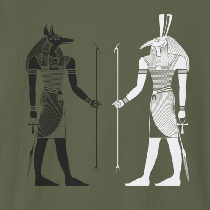 DIVINE DUO II - ANUBIS & THOTH T-SHIRT