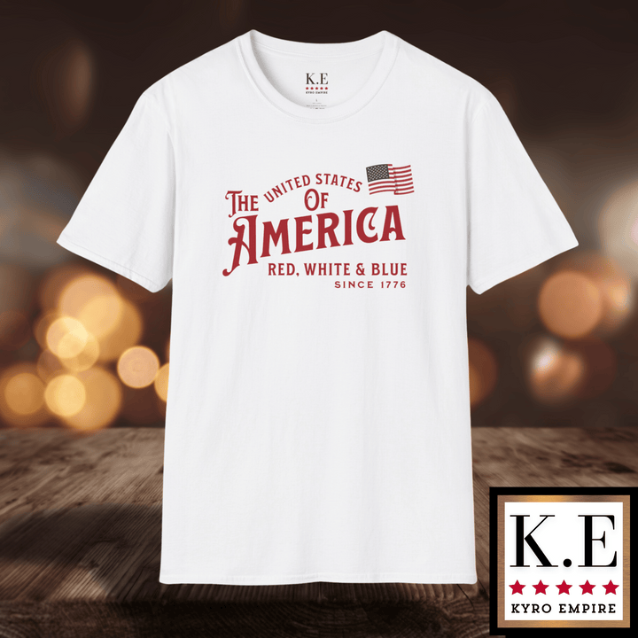 RED WHITE & BLUE T-SHIRT